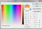 Ոճերի գույնը կարող է սահմանվել տարբեր ձևերով՝ տասնվեցական արժեքով, անունով, RGB, RGBA, HSL, HSLA ձևաչափով
