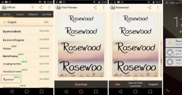 Paano baguhin ang font sa Android - lumikha ng isang natatanging interface para sa iyong gadget I-download ang programa ng pagpapalit ng font para sa Android